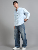 Load image into Gallery viewer, DENIM PLAIN  POCKET LESS SHIRT
