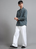 Load image into Gallery viewer, DENIM PLAIN  POCKET LESS SHIRT

