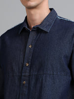 Load image into Gallery viewer, DENIM FULL SLEEVE SHIRT DISTRESSED
