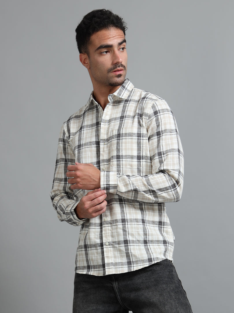 checked full sleeve shirt (usp1440)