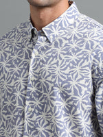 Load image into Gallery viewer, PRINTED LINEN SHIRT FULL SLEEVE
