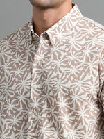 Load image into Gallery viewer, PRINTED LINEN SHIRT FULL SLEEVE
