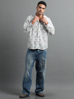 Load image into Gallery viewer, PRINTED LINEN SHIRT FULL SLEEVE
