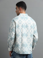 Load image into Gallery viewer, PRINTED LINEN SHIRT FULL SLEEVE

