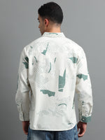 Load image into Gallery viewer, PRINTED LINEN SHIRT FULL SLEEVE
