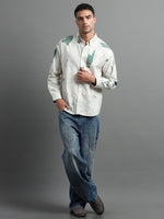 Load image into Gallery viewer, PRINTED LINEN SHIRT FULL SLEEVE
