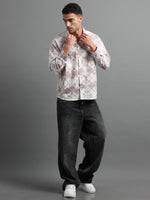 Load image into Gallery viewer, PRINTED LINEN SHIRT FULL SLEEVE
