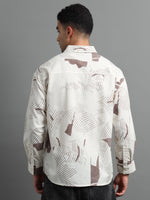 Load image into Gallery viewer, PRINTED LINEN SHIRT FULL SLEEVE
