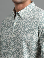 Load image into Gallery viewer, PRINTED LINEN SHIRT FULL SLEEVE
