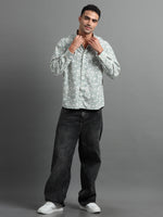 Load image into Gallery viewer, PRINTED LINEN SHIRT FULL SLEEVE
