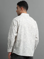 Load image into Gallery viewer, PRINTED LINEN SHIRT FULL SLEEVE
