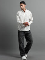 Load image into Gallery viewer, PRINTED LINEN SHIRT FULL SLEEVE
