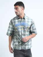 Load image into Gallery viewer, CHECKS HALF SLEEVE PRINTED LOOSE FIT
