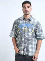 Load image into Gallery viewer, CHECKS HALF SLEEVE PRINTED LOOSE FIT
