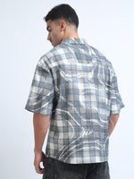 Load image into Gallery viewer, CHECKS HALF SLEEVE PRINTED LOOSE FIT

