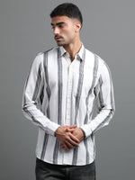 Load image into Gallery viewer, STRIPED FULL SLEEVE SHIRT
