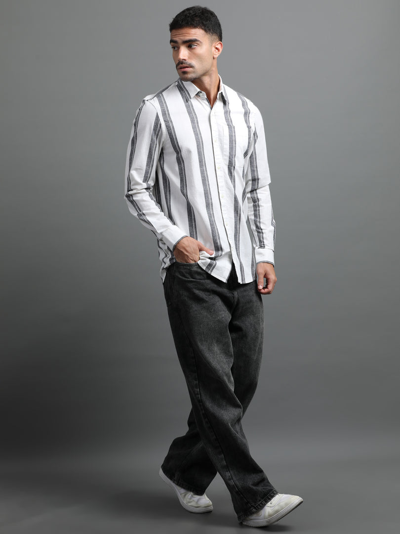 STRIPED FULL SLEEVE SHIRT