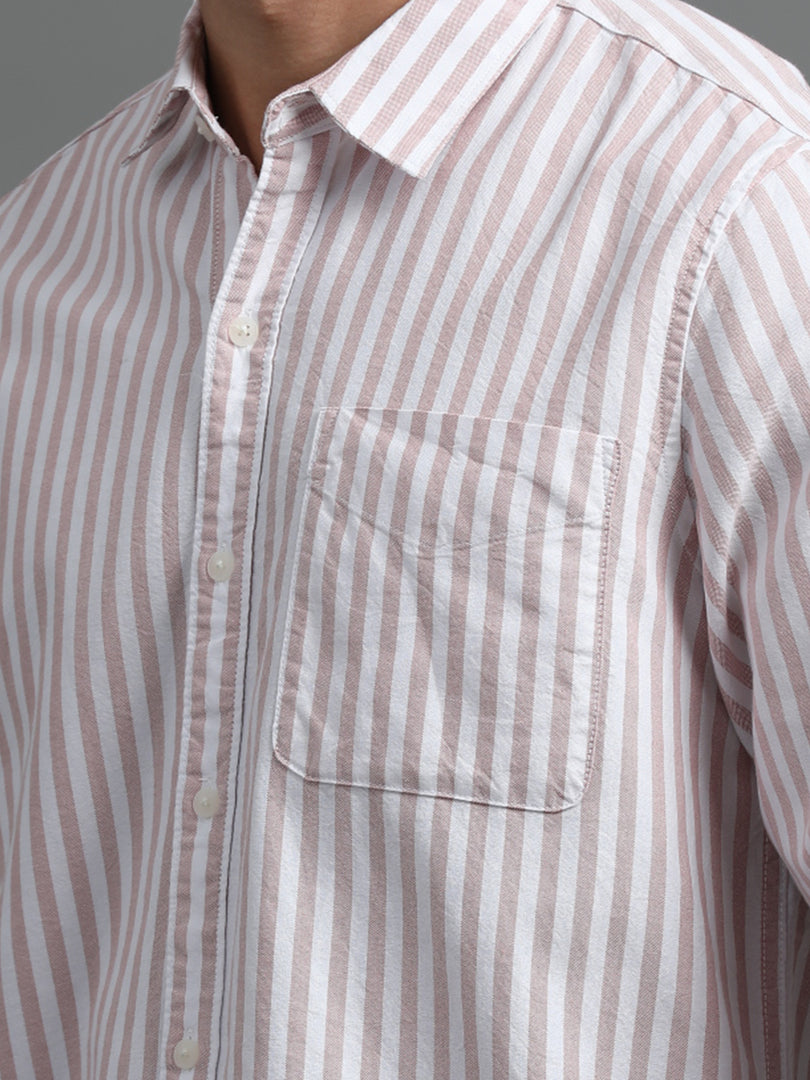 OXFORD STRIPES FULL SLEEVE SHIRT