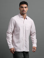 Load image into Gallery viewer, OXFORD STRIPES FULL SLEEVE SHIRT
