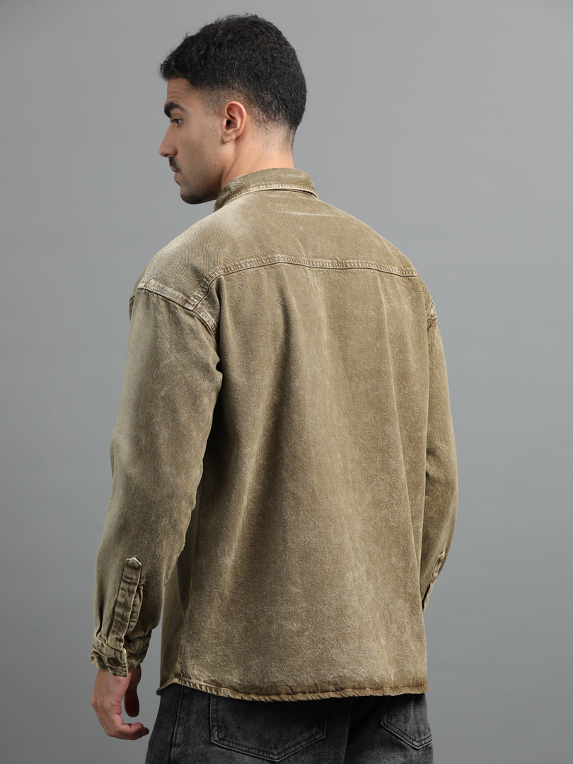 DENIM TWIN POCKET DYE SHIRT