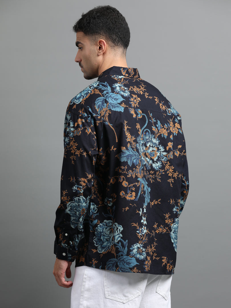 FLORAL PRINT SHIRT FULL SLEEVE
