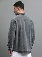 Load image into Gallery viewer, DENIM TWIN POCKET DYE SHIRT
