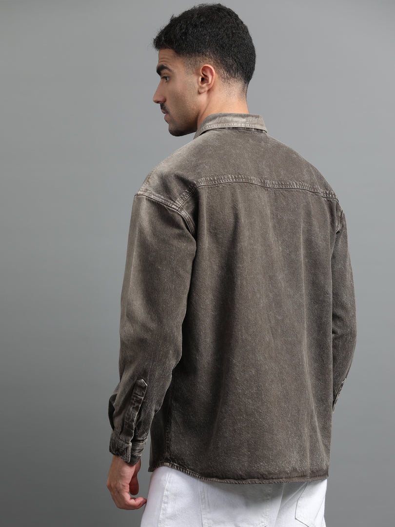 DENIM TWIN POCKET DYE SHIRT