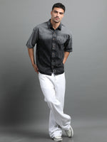 Load image into Gallery viewer, DENIM HALF SLEEVE DYE SHIRT SINGLE POCKET

