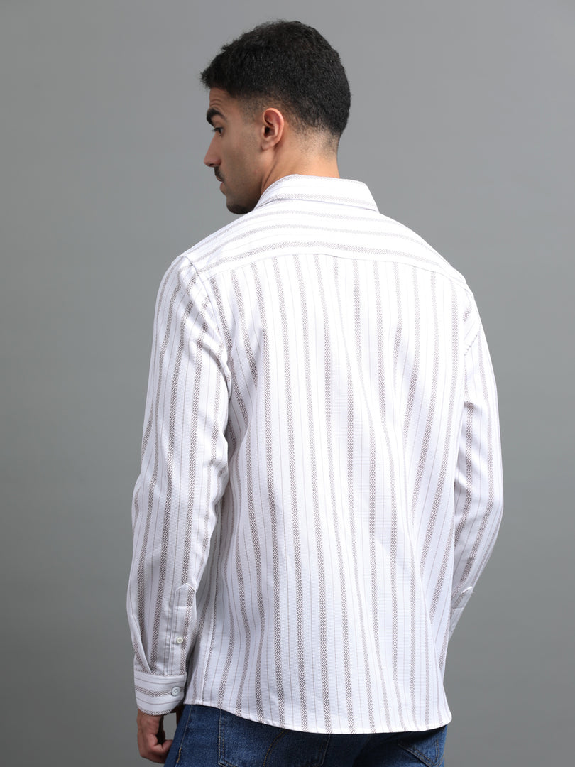 IMPORTED STRIPED SHIRT FULL SLEEVE