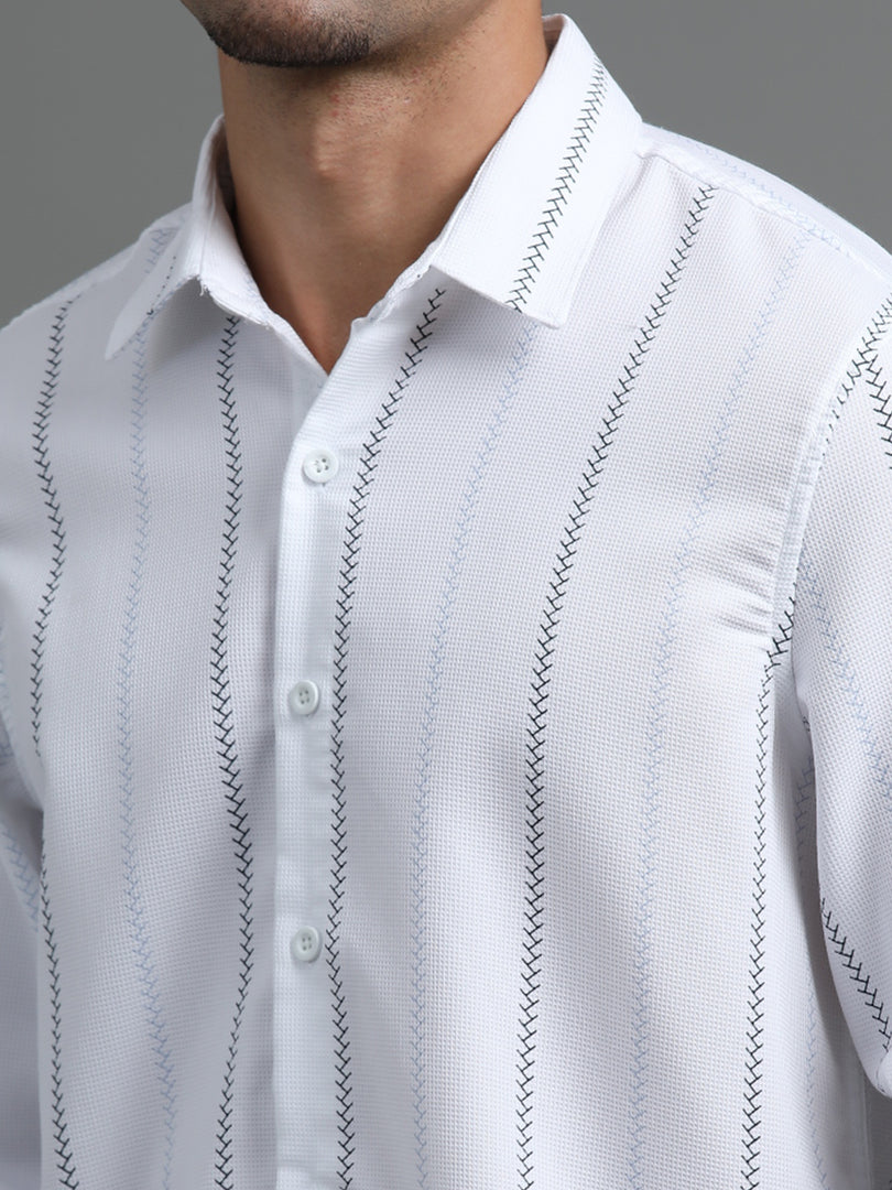 IMPORTED STRIPED SHIRT FULL SLEEVE