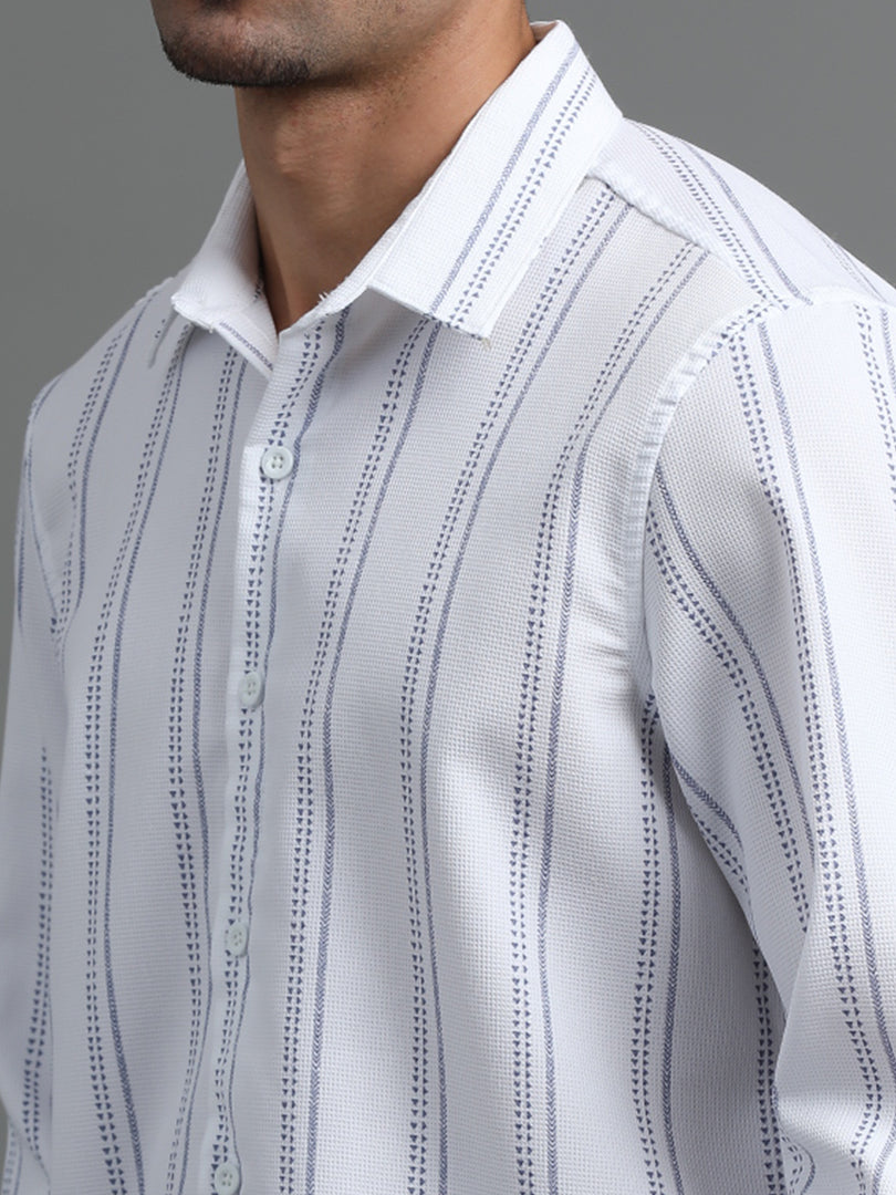 IMPORTED STRIPED SHIRT FULL SLEEVE