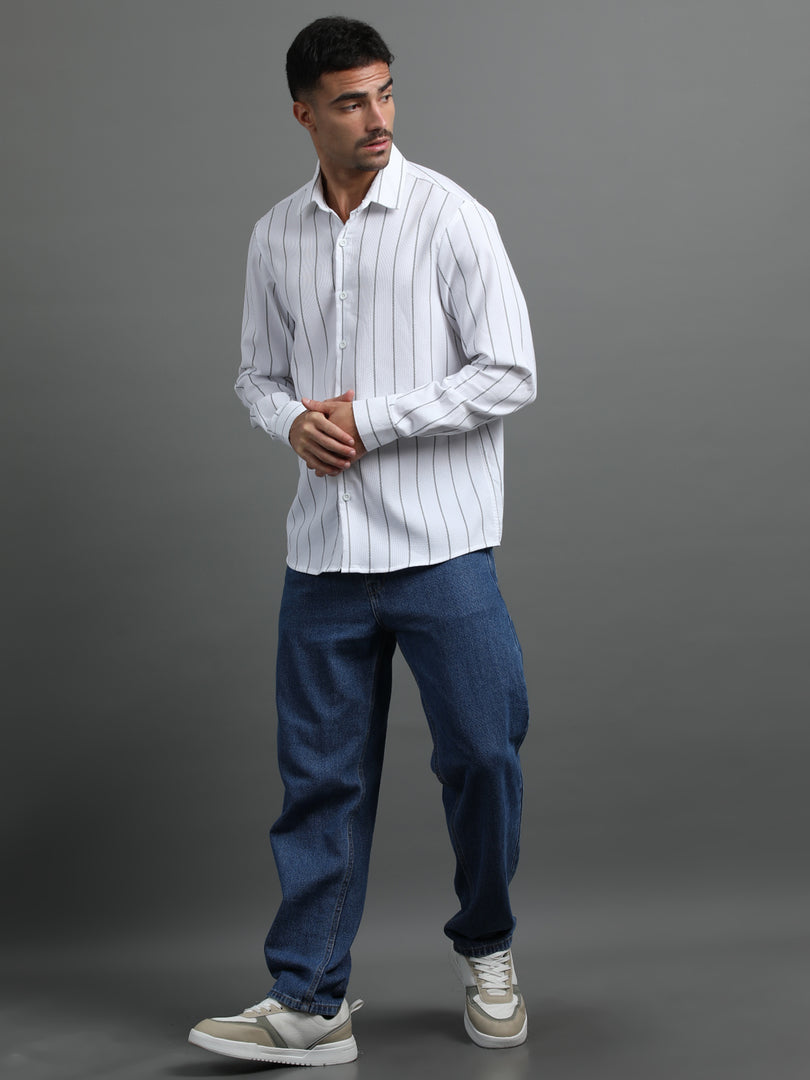 IMPORTED STRIPED SHIRT FULL SLEEVE