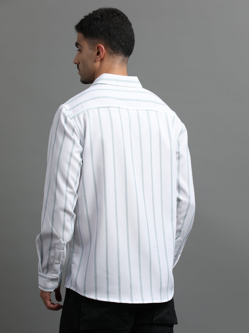 IMPORTED STRIPED SHIRT FULL SLEEVE