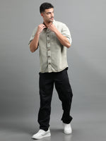 Load image into Gallery viewer, DENIM HALF SLEEVE DYE SHIRT SINGLE POCKET
