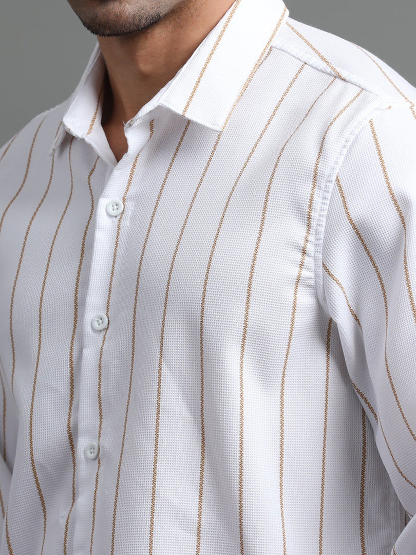 IMPORTED STRIPED SHIRT FULL SLEEVE