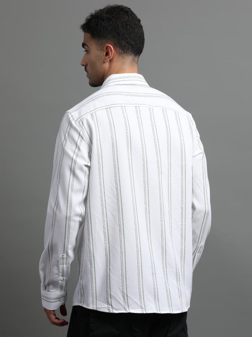 IMPORTED STRIPED SHIRT FULL SLEEVE