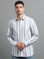 Load image into Gallery viewer, STRIPED FULL SLEEVE SHIRT
