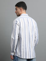 Load image into Gallery viewer, STRIPED FULL SLEEVE SHIRT
