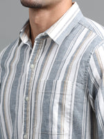 Load image into Gallery viewer, STRIPED FULL SLEEVE SHIRT
